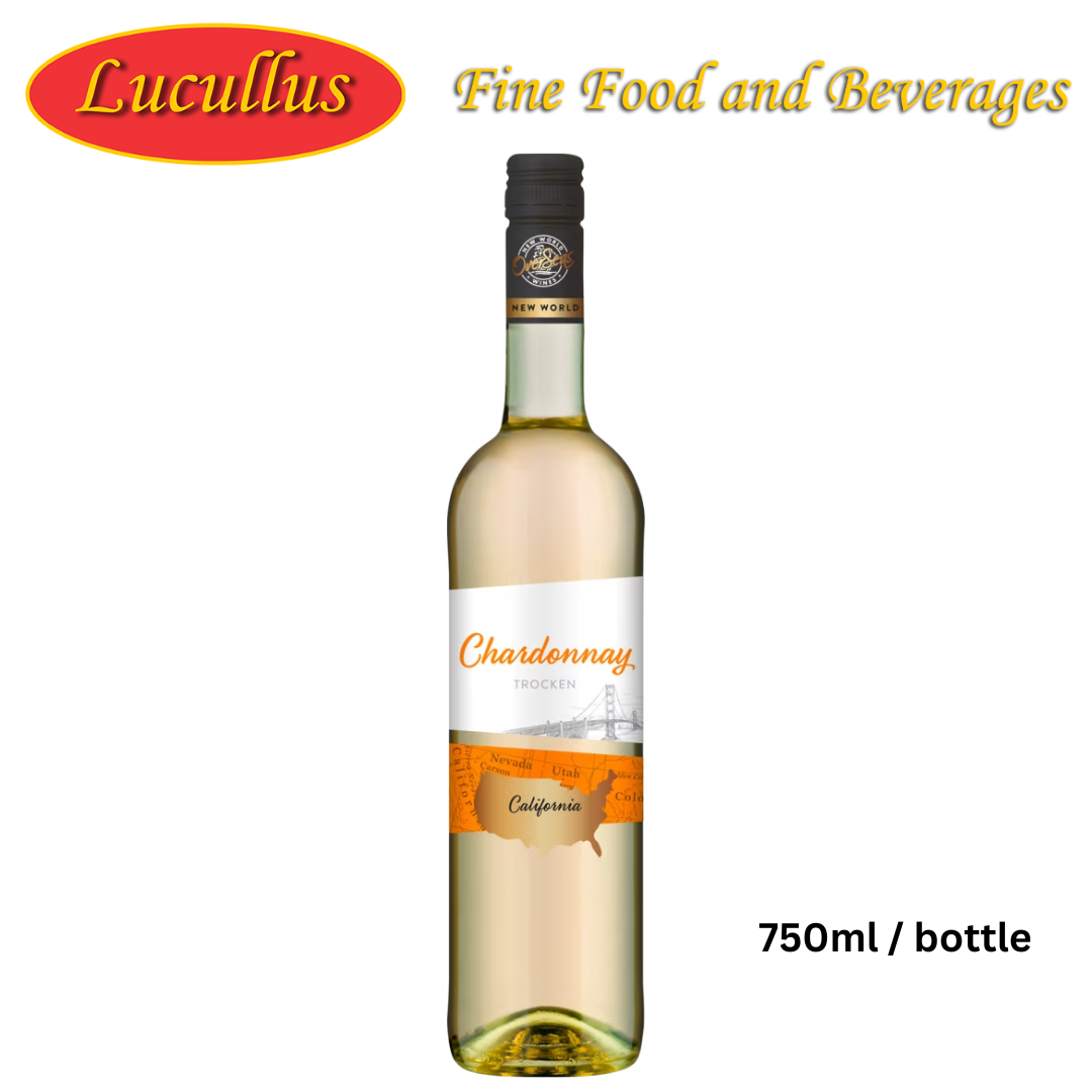 Overseas Californian Chardonnay Medium dry - 750 ml btl / Chardonnay halbtrocken