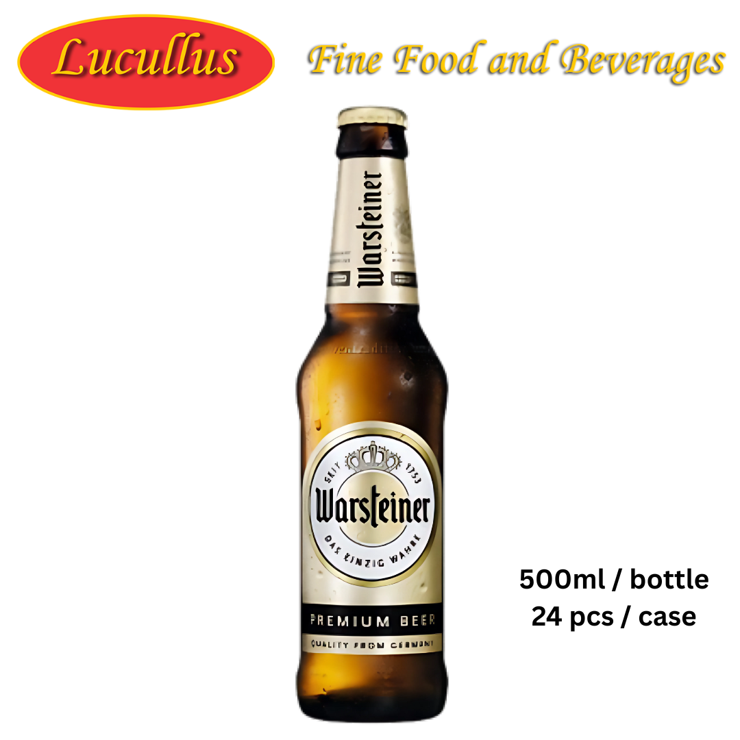 Warsteiner - Pils Beer - 500ml btl / 24 per case/ Premium Beer