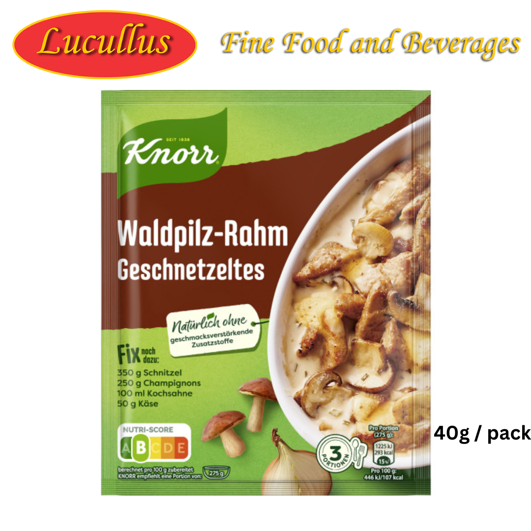 Knorr - Fix for Mushroom Cream Meat 40 g pck / Waldpilz Rahm Geschnetzeltes