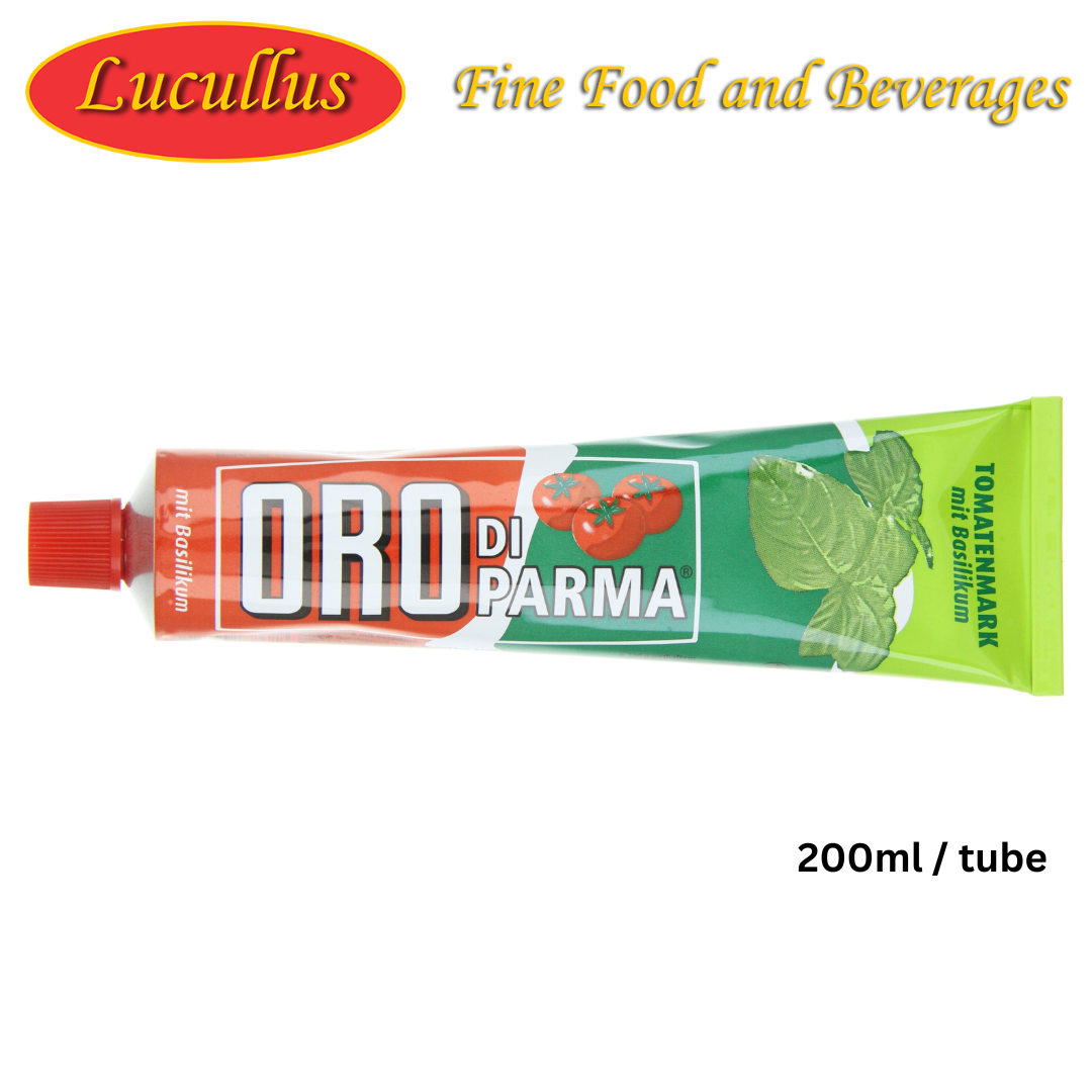 Oro Di Parma Tomaten mark mit Basilikum/ Tomato paste mit Basil 200g