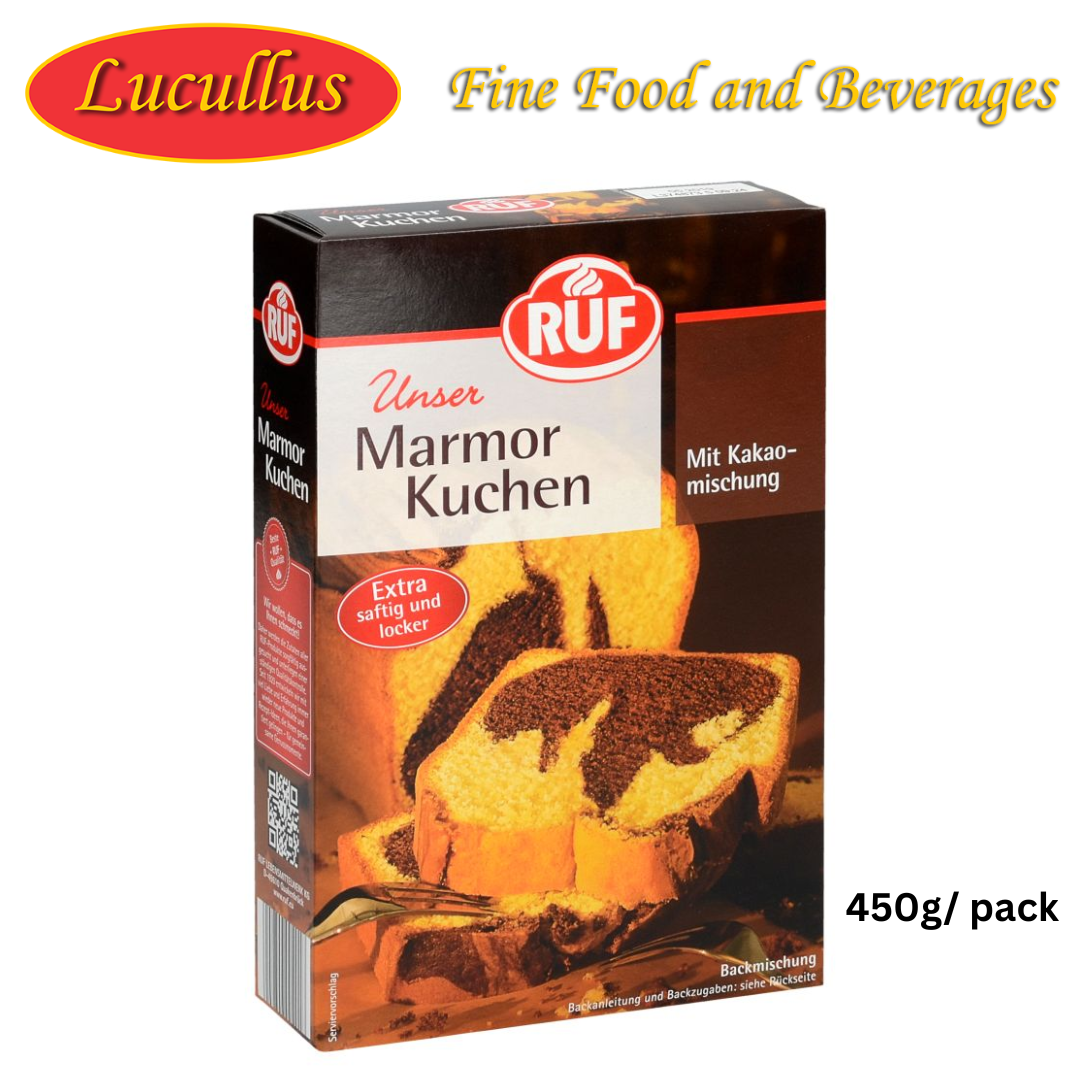 RUF - UNSER MARMOR KUCHEN MIT CACAO MISCHUNG / CHOCO MARBLE CAKE MIX 450G