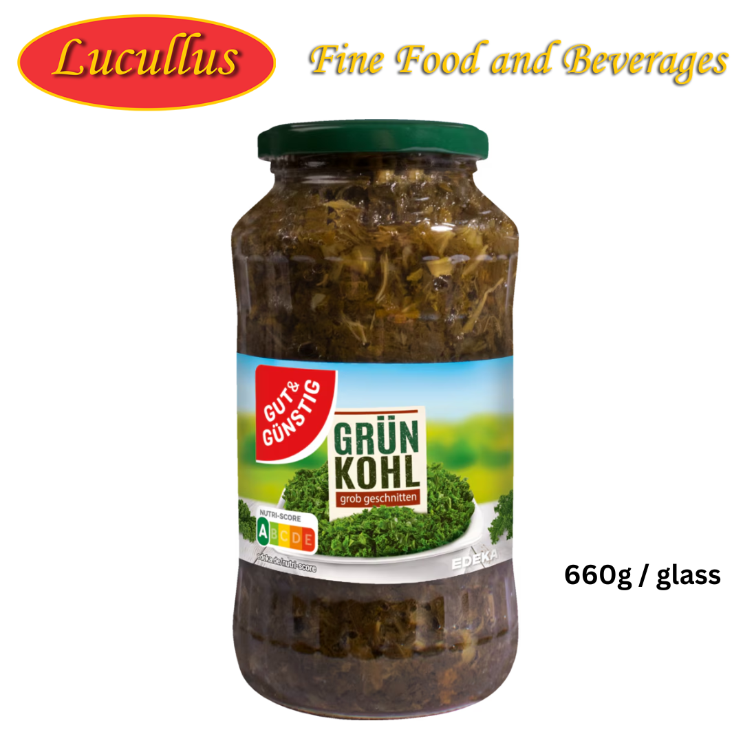 G+G Gruenkohl Grob Gehackt / Kale Minced 660g