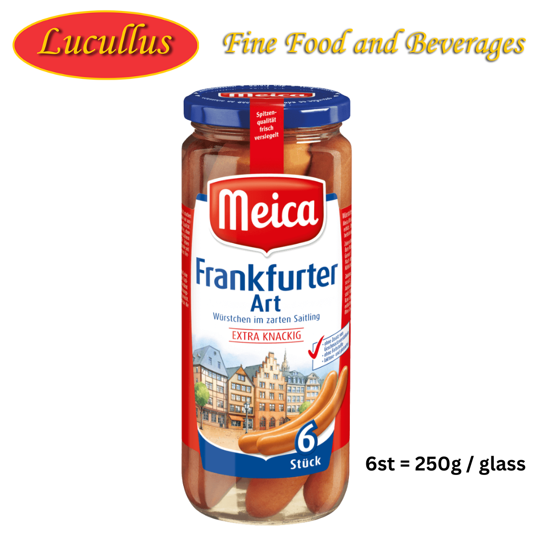 Meica - Franks Sausages - 6ST = 250 g glass / Frankfurter Art