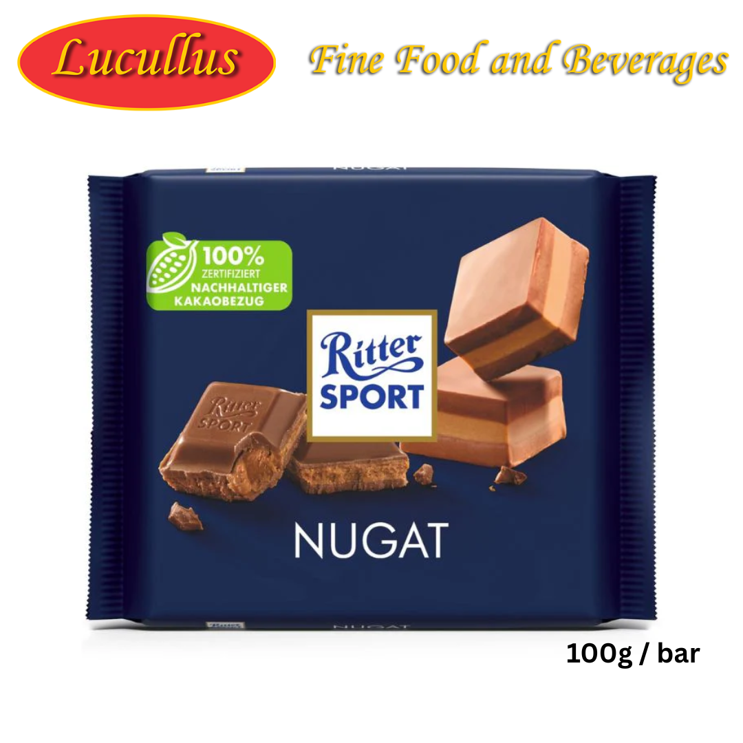 RITTER SPORT - NOUGATSCHOKOLADE / NOUGAT 100G