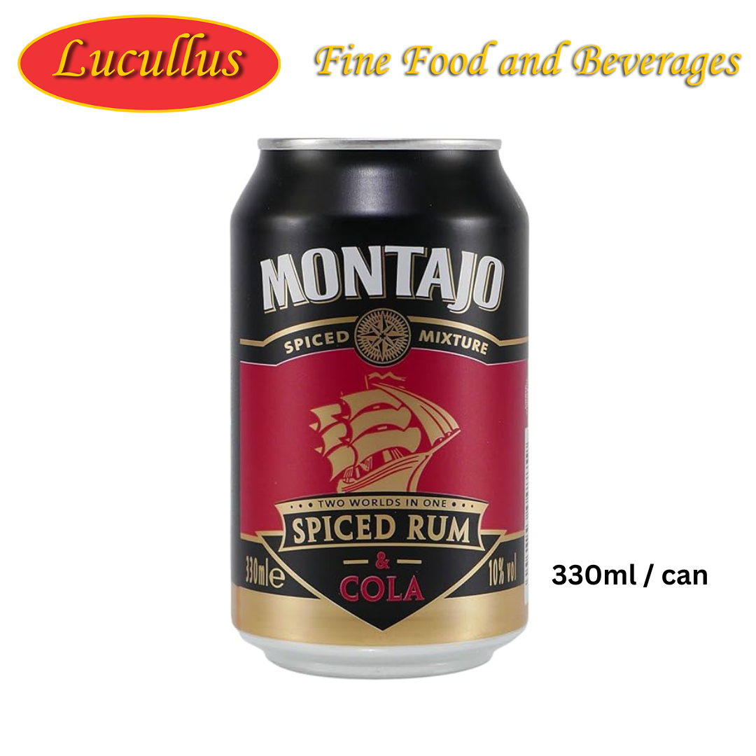 MONTAJO – GEWÜRZTER RUM & COLA 330-ML-DOSE