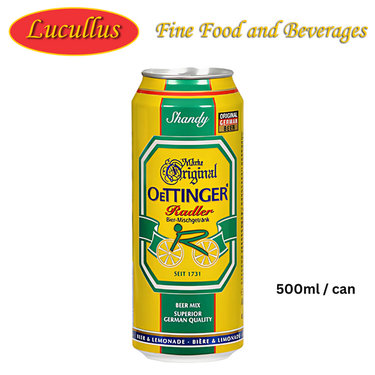 OETTINGER - RADLER 500ML CAN - 24 PER CASE
