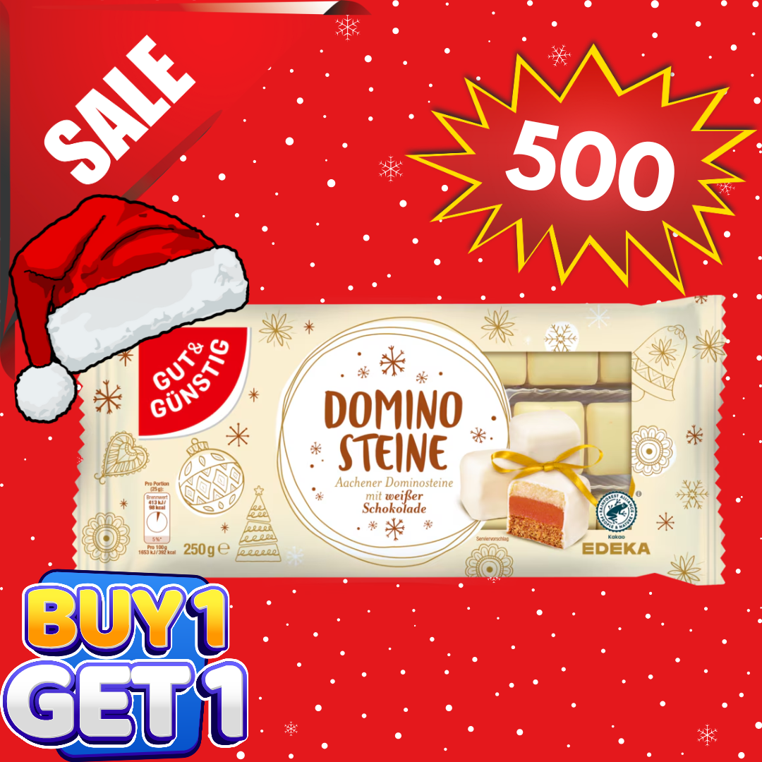 BUY 1 TAKE 1 G+G Dominosteine Weiss 250g