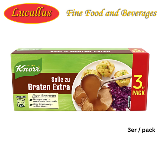 KNORR - SOßE ZU BRATEN EXTRA / SAUCE FÜR FLEISCHGERICHT 3ER PCK