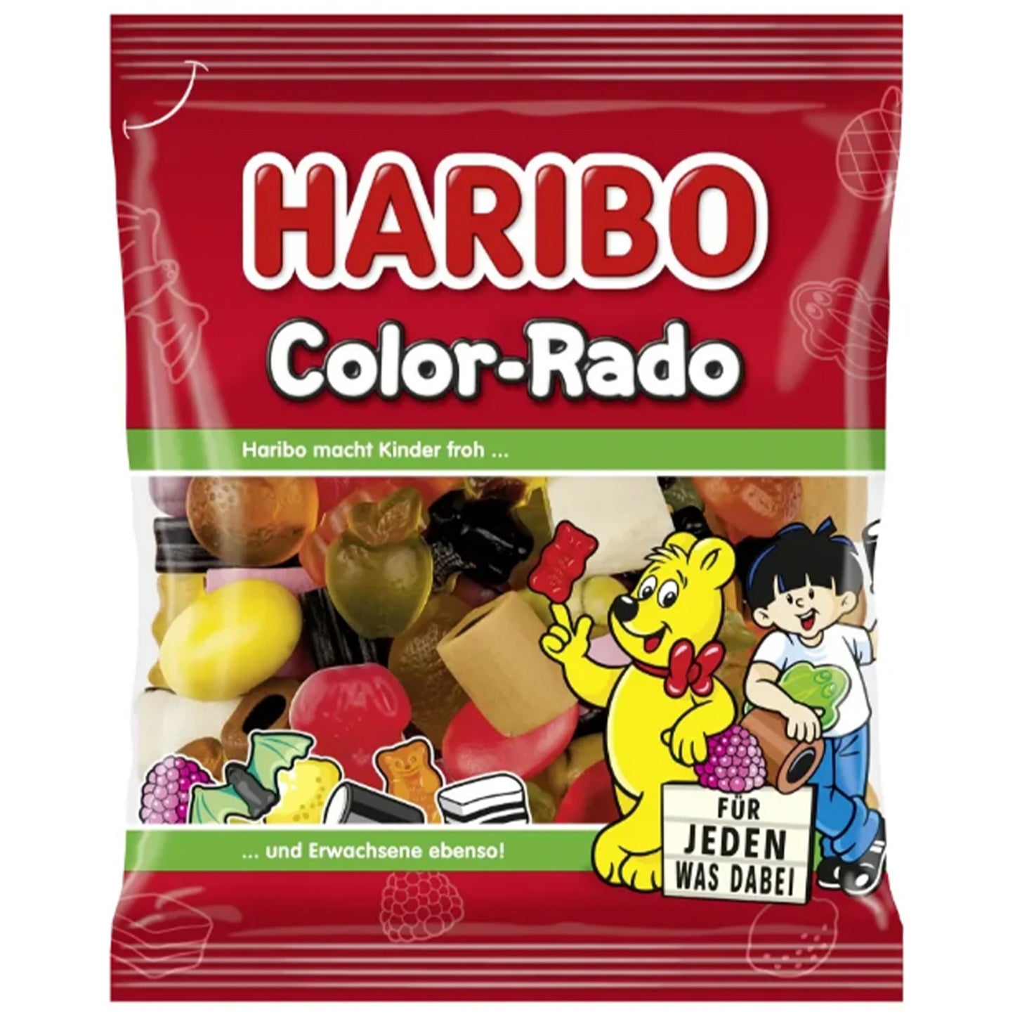 Haribo - Color Rado Liquorice & Fruit Jelly Mix - 175 g bag / Lakritze-Fruchtgummimix