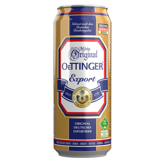 Oettinger Export - 500 ml can - 24 per case / Oettinger Export