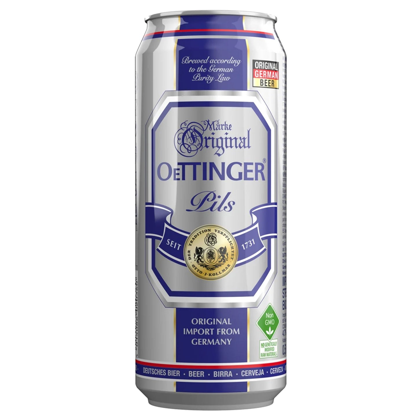 Oettinger Pilsen - 500 ml can - 24 per case / Pils