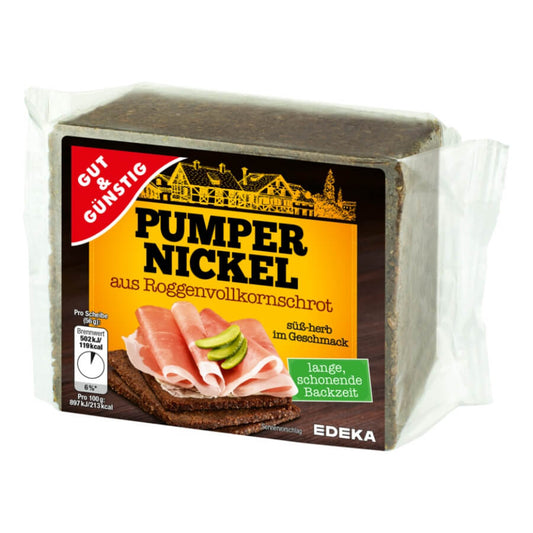 G&G Pumpernickel Black Bread 500G