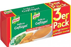 Knorr - Poultry Sauce - 3er pck / Gefluegelsosse