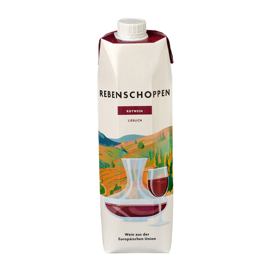 Rebenschoppen Tetra Rotwein Lieblich / Red Wine Sweet 1L