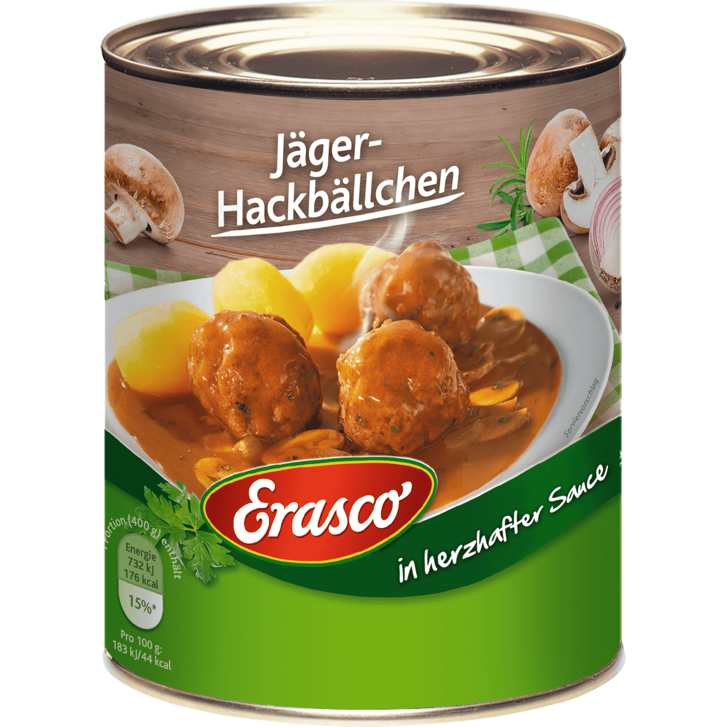 Erasco - Meatballs in Hunter Sauce 790g can / Fleischklöße mit Jägersoße