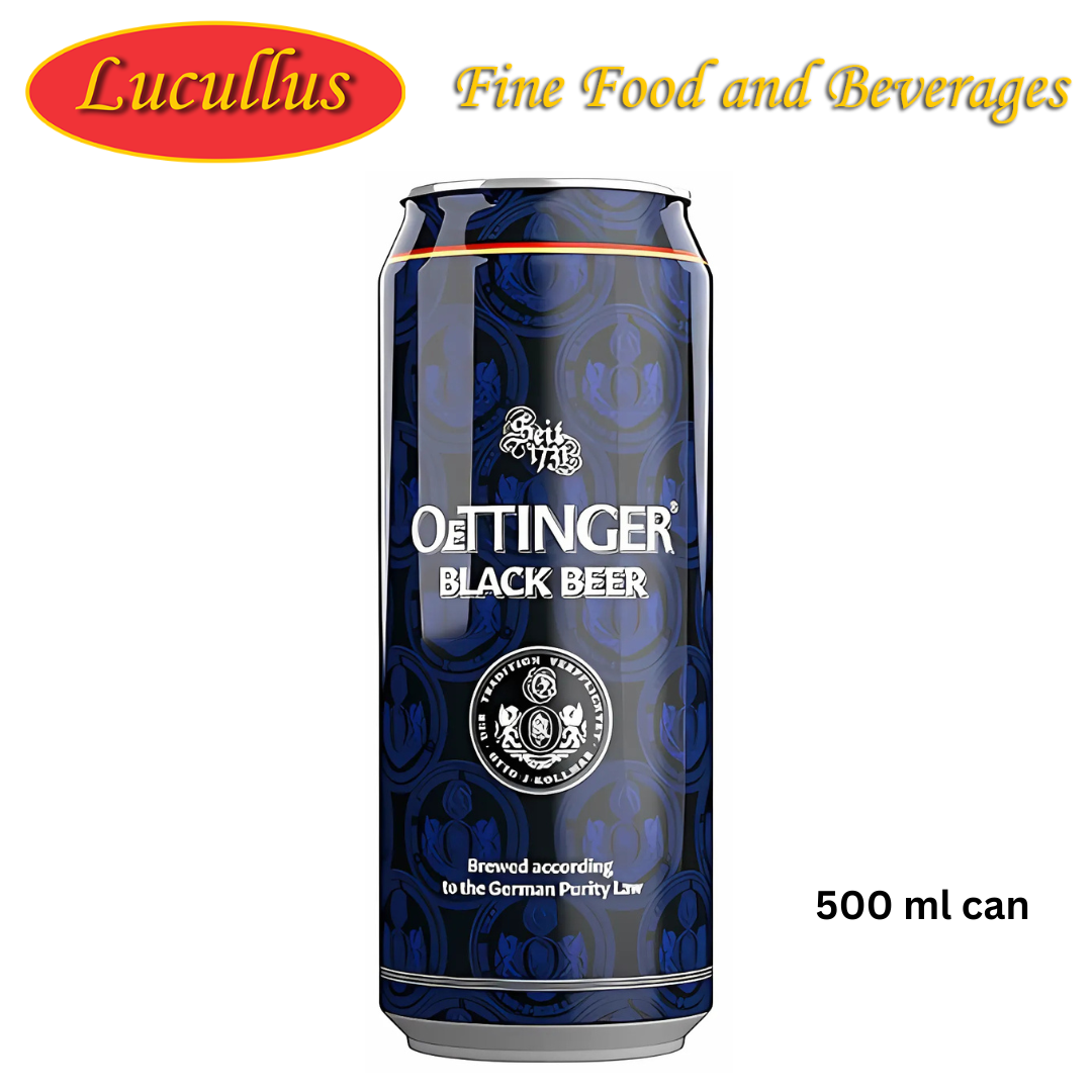 OETTINGER SCHWARZBIER / BLACK BEER 500ML CAN