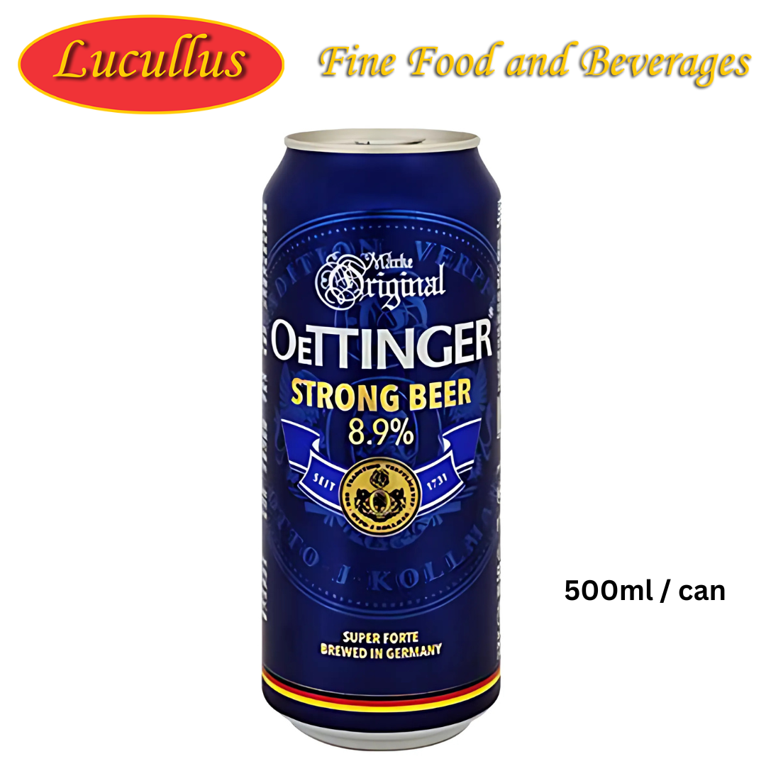 OETTINGER - STÄRKBIER / SUPER FORTE STRONG BEER 500ML CAN 24PCS PER CAN