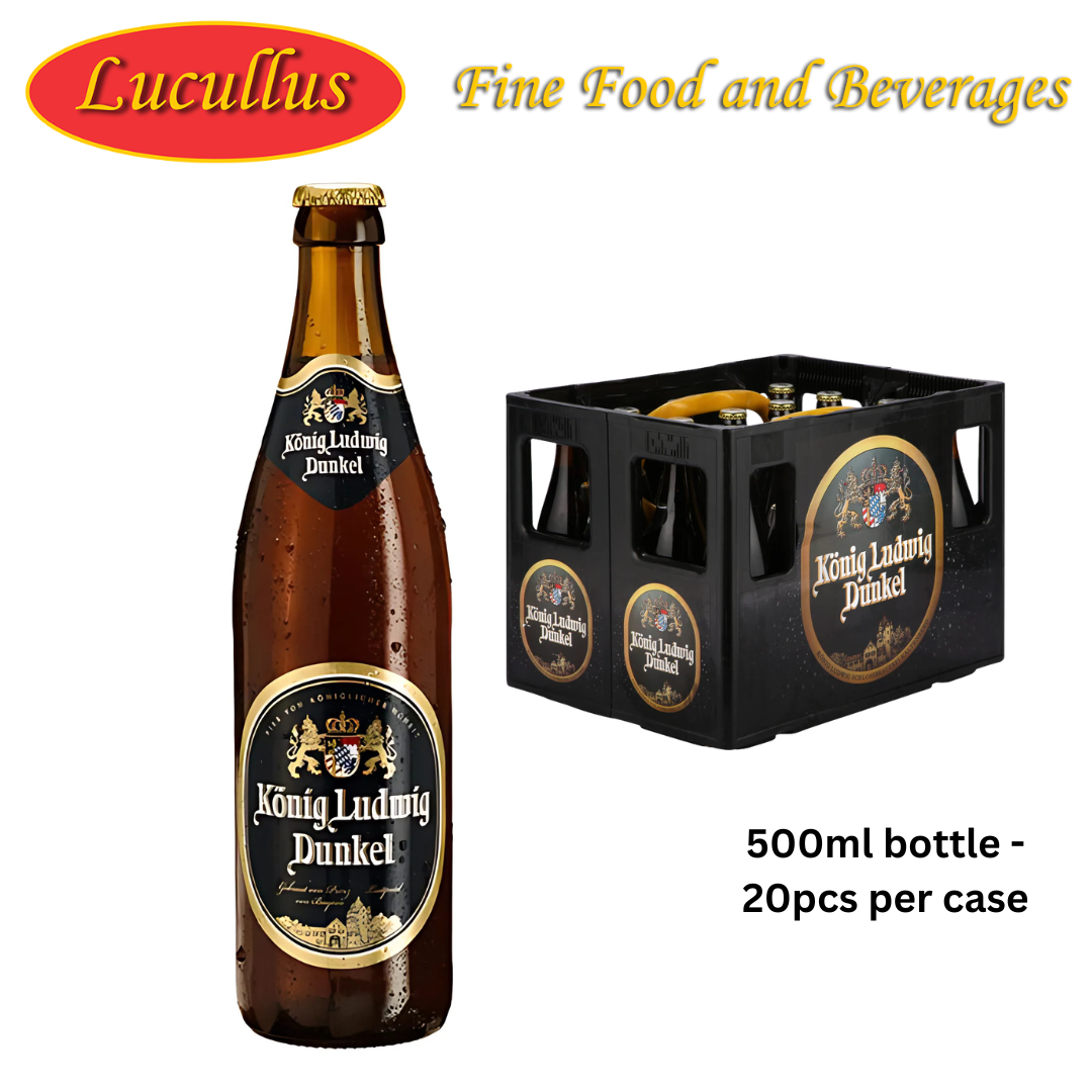 KÖNIG LUDWIG - DUNKELBIER / DARK BEER 500ML BTL - 20 PCS PER CASE
