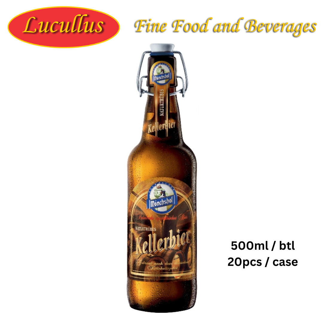 MÖNCHSHOF - KELLERBIER LAGER CELLAR BEER 500ML BTL 20 PCS PER CASE
