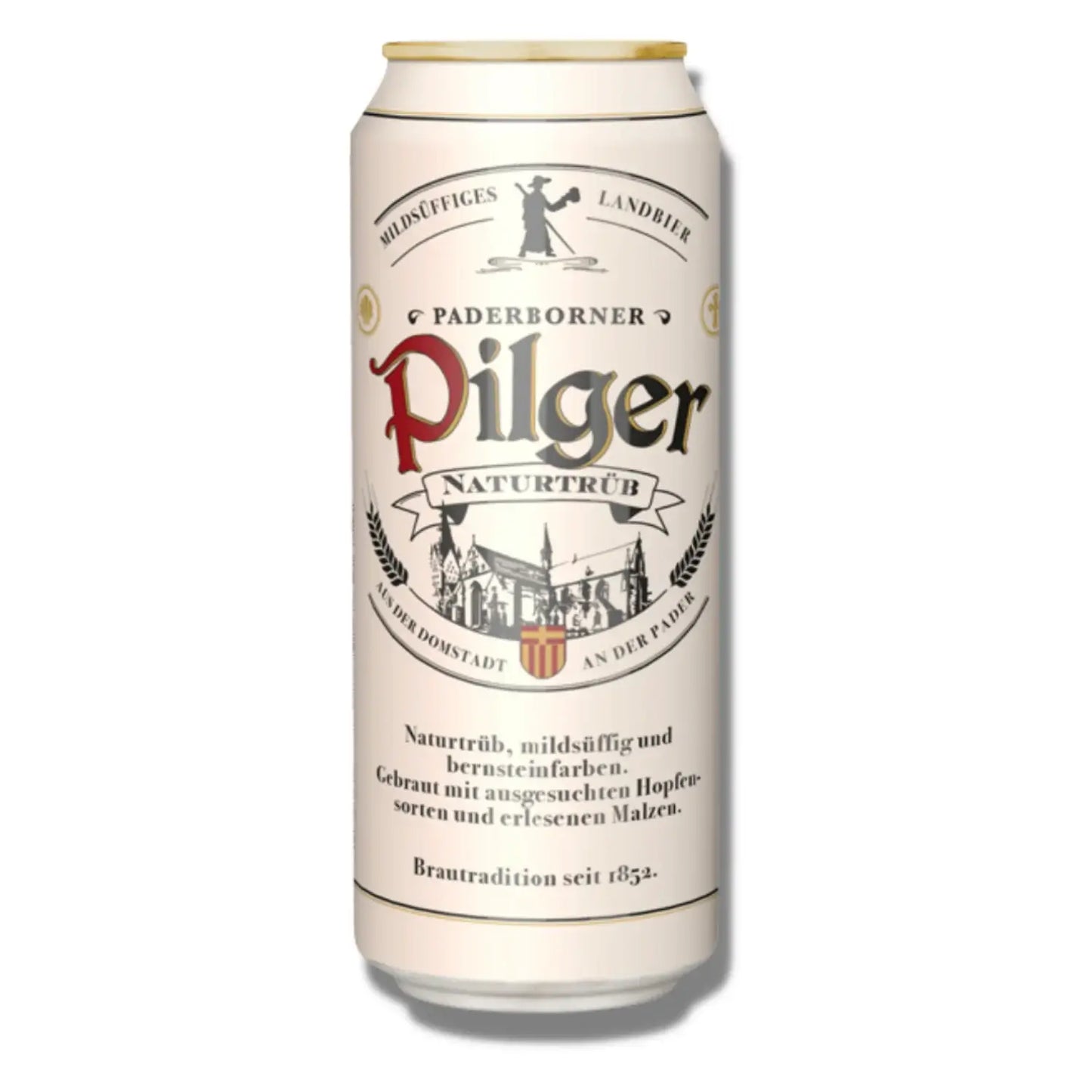 Paderborner - Pilger Unfiltered Lager - 500 ml can / Pilger Naturtrueb