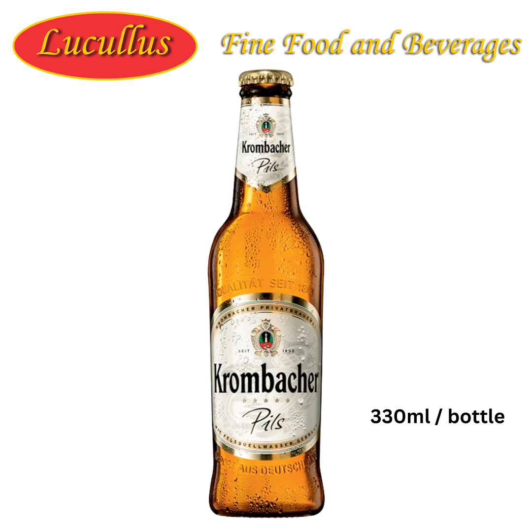 Krombacher Pilsen - 330 ml Fl. - 24 Stück pro Karton / Pils