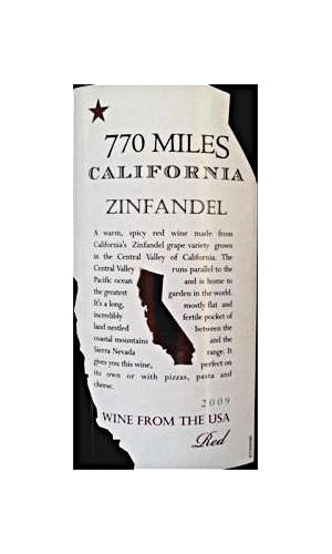 770 Miles - Zinfandel 2007 dry 0.75 Liter Btl/Flasche