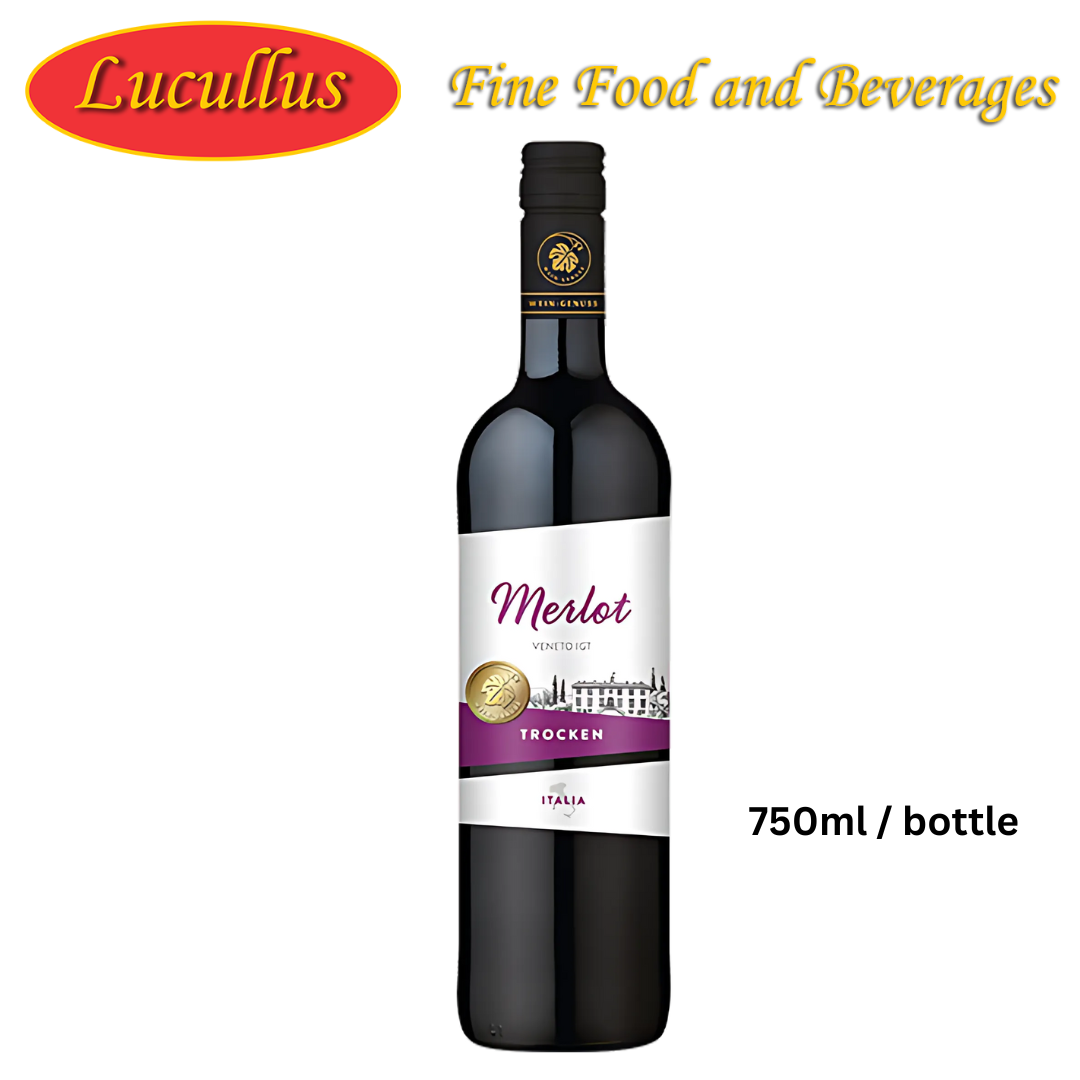 WEIN GENUSS - MERLOT VENETO IGT TROCKEN / DRY ITALIA 2013 750ML