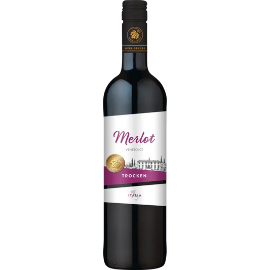 Wein -Genuss- Merlot Veneto IGT Dry 2013 - 750 ml btl / Merlot trocken