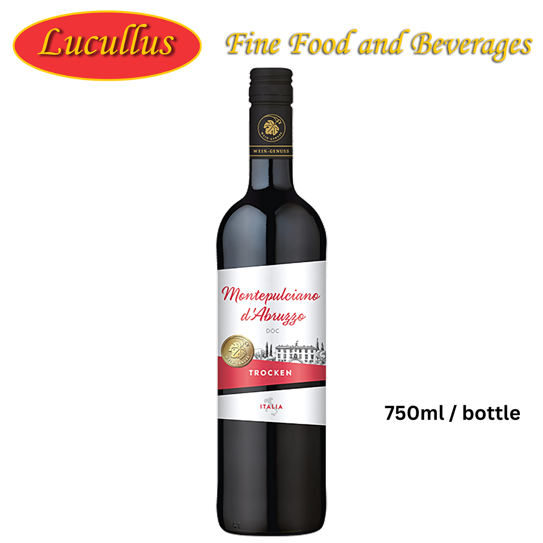 WEIN GENUSS - MONTEPULCIANO D' ABRUZZO DOC TROCKEN / DRY 2012 750ML