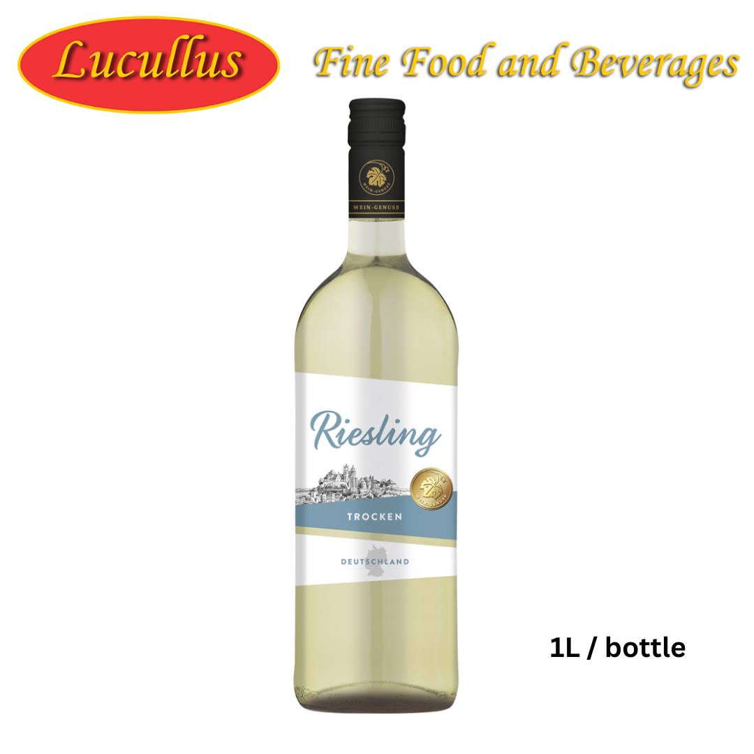 WEIN GENUSS - RIESLING PFALZ TROCKEN DEUTSCHLAND / DEUTSCHER WEISSWEIN 1L