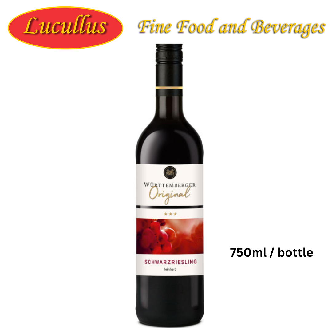 WÜRTTEMBERGER - SCHWARZRIESLING HALBTROCKEN / BLACK RIESLING SEMIDRY 750ML