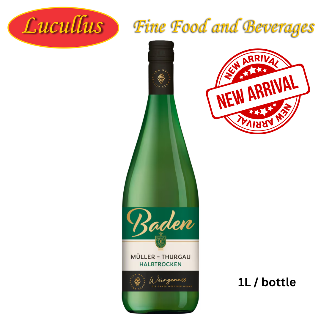 WEIN GENUSS - BADEN MÜLLER THURGAU HALBTROCKEN / MEDIUM DRY 1L