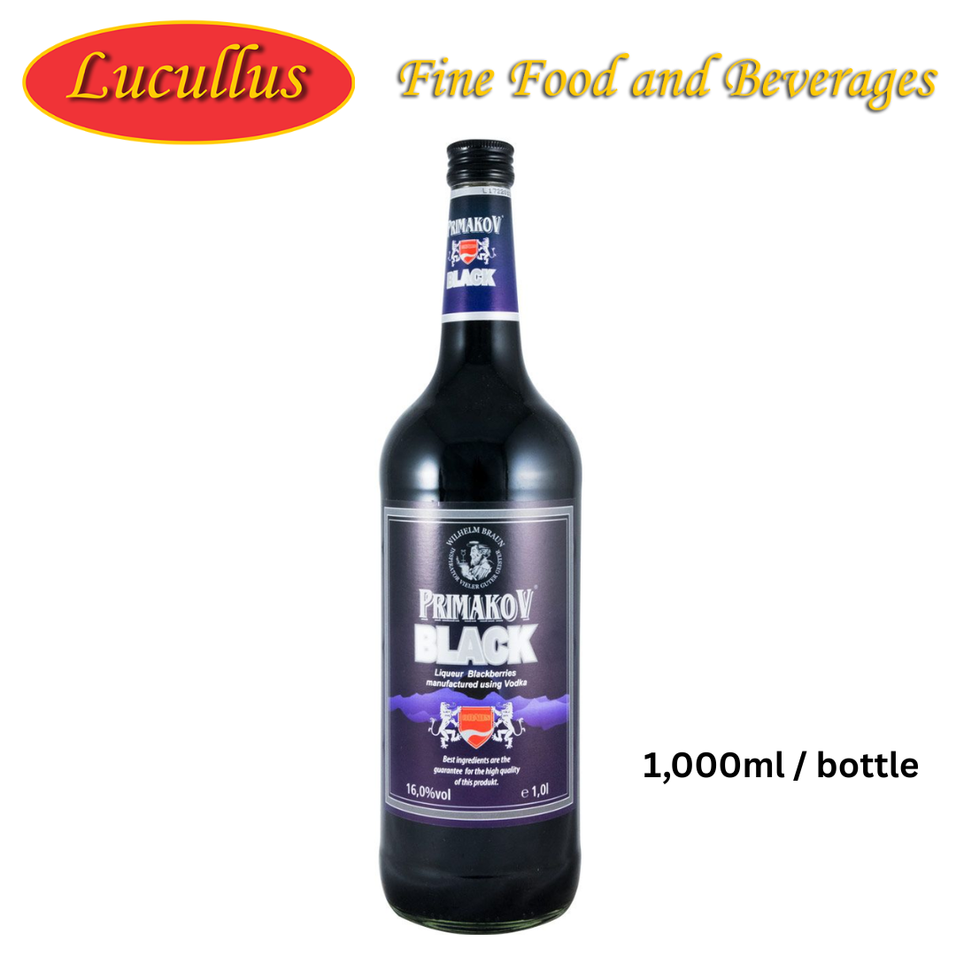 PRIMAKOV - VODKA SCHWARZ / BLACK VODKA 1L
