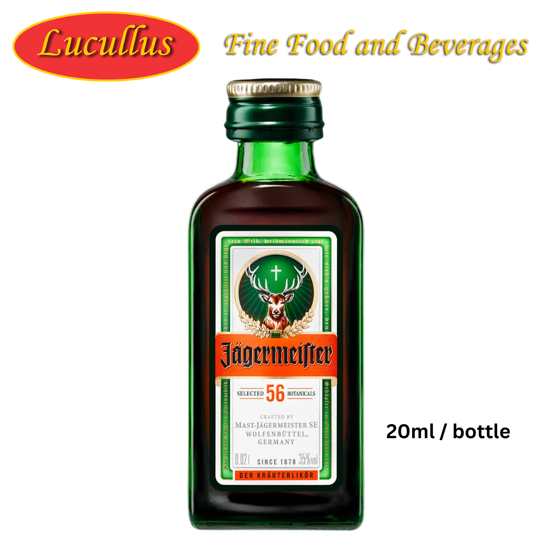 JÄGERMEISTER - KRÄUTERLIKÖR / HERB LIQUEUR 35% 20ML
