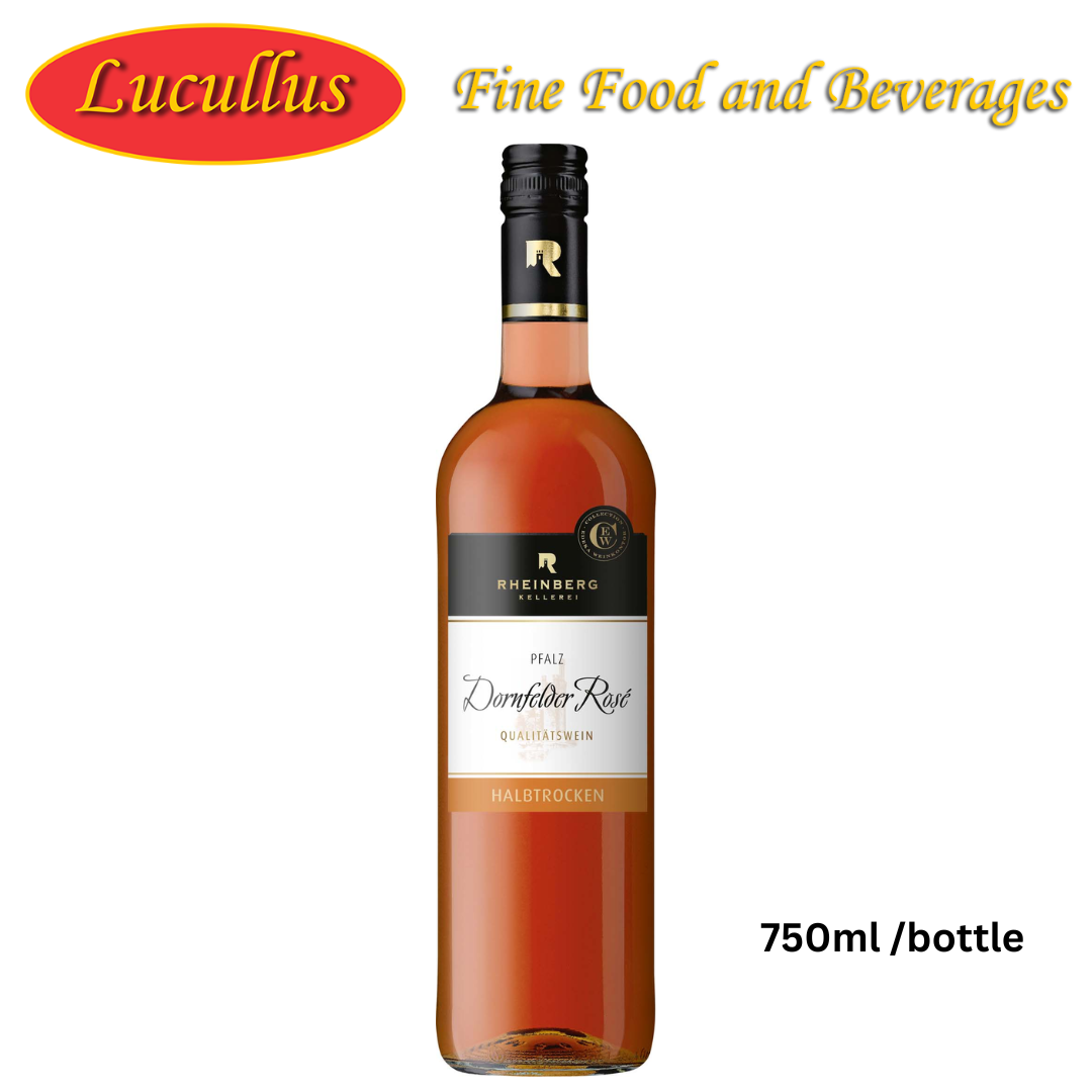 RHEINBERG KELLERIE - DORNFELDER ROSÉ HALBTROCKEN / SEMIDRY 750ML
