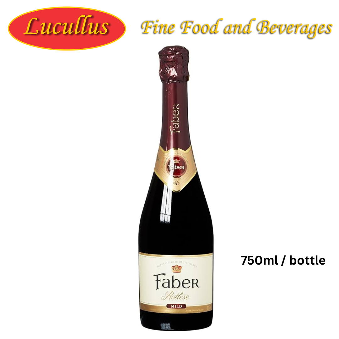 FABER - ROTER SEKT / SPARKLING WINE RED 750ML