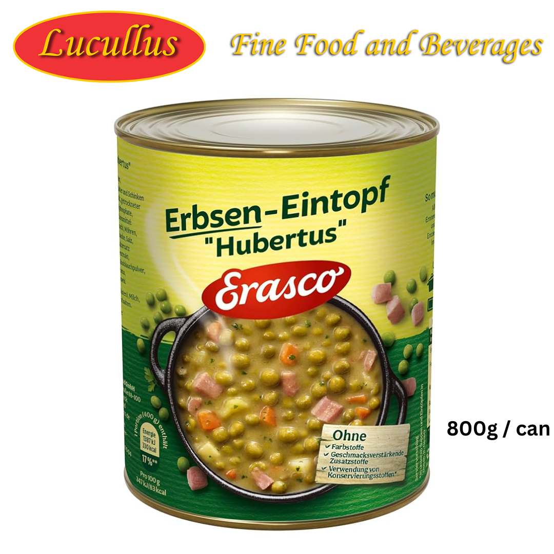 ERASCO - ERBSEN EINTOPF "HUBERTUS" / PEA STEW 800G