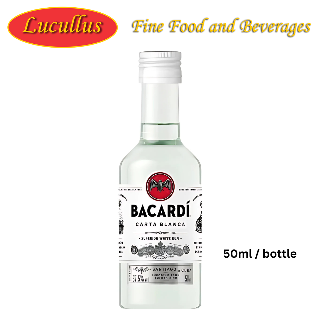 BACARDI - CARTA BLANCA / WEISSER RUM 50ML