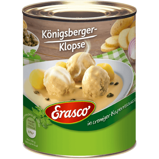 Erasco - Meatballs with Capers - 800 g can / Fleischklöße mit Kapern