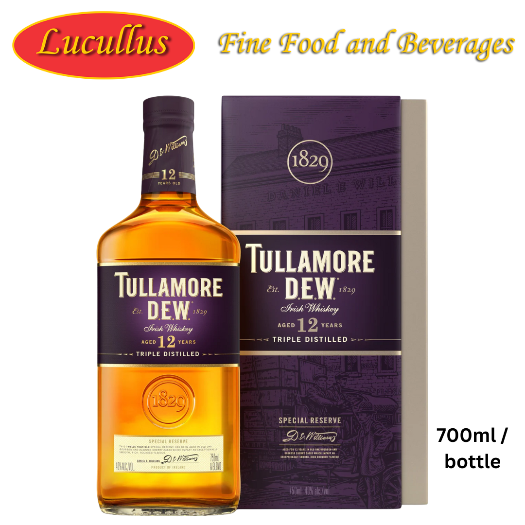 TULLAMORE DEW - SPECIAL RESERVE IRISH WHISKEY 12 YEARS 40% 700ML