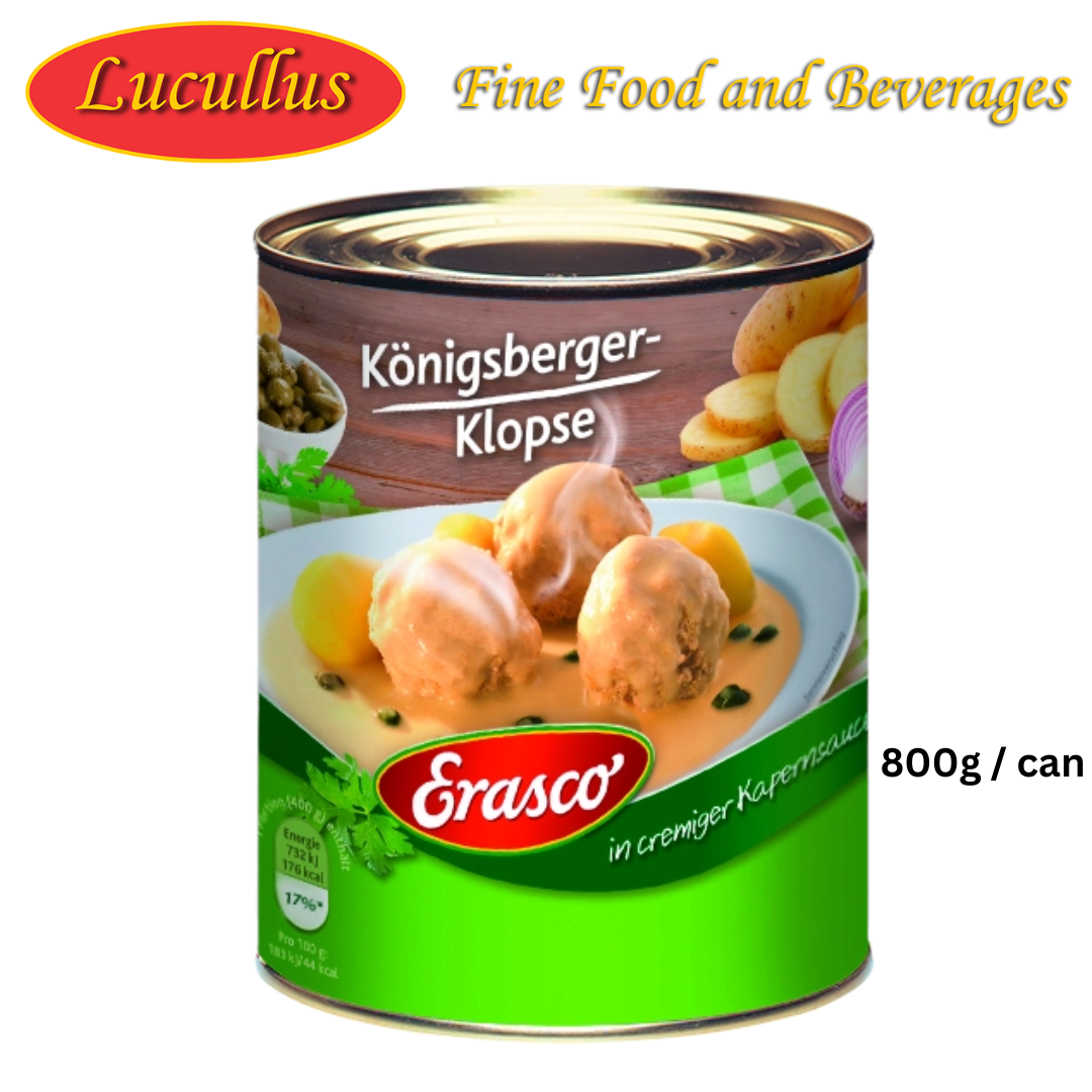 ERASCO - KÖNIGSBERGER KLOPSE MIT KAPERN / MEATBALLS W/ CAPERS 800G