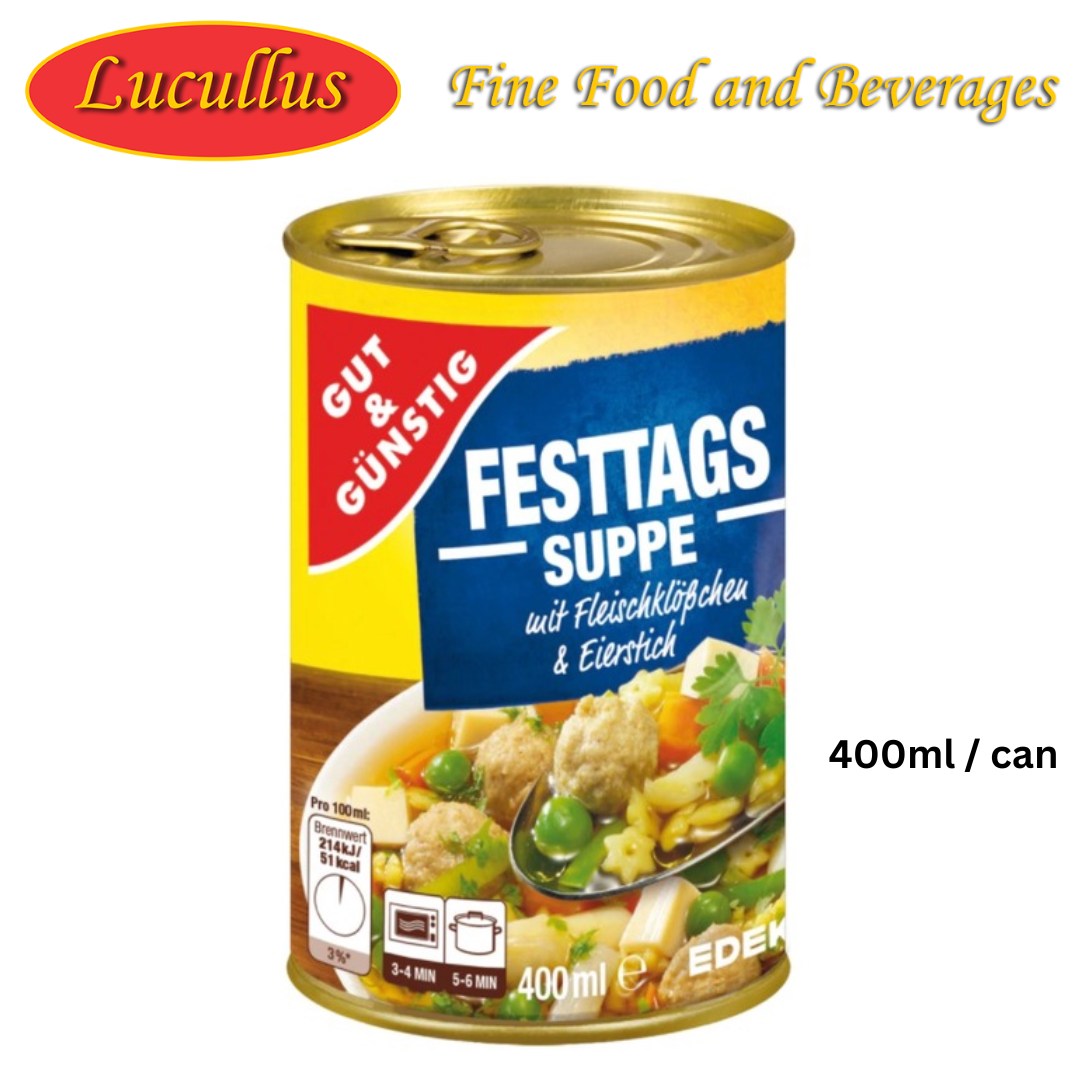 GUT & GÜNSTIG - FESTTAGS SUPPE / HOLIDAY SOUP 400ML