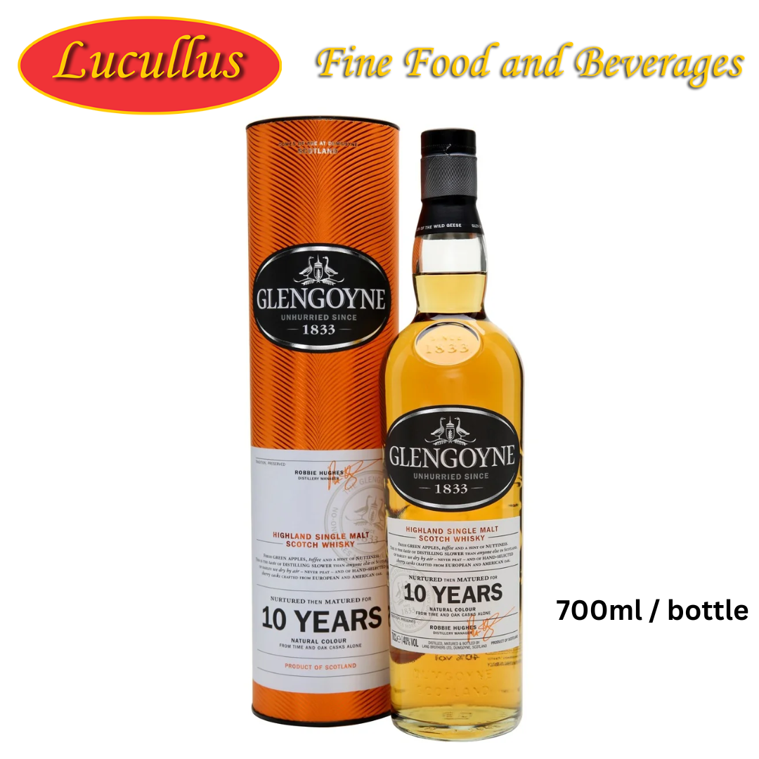 GLENGOYNE - HIGHLAND SINGLE MALT SCOTCH WHISKY 10 YEARS 700ML