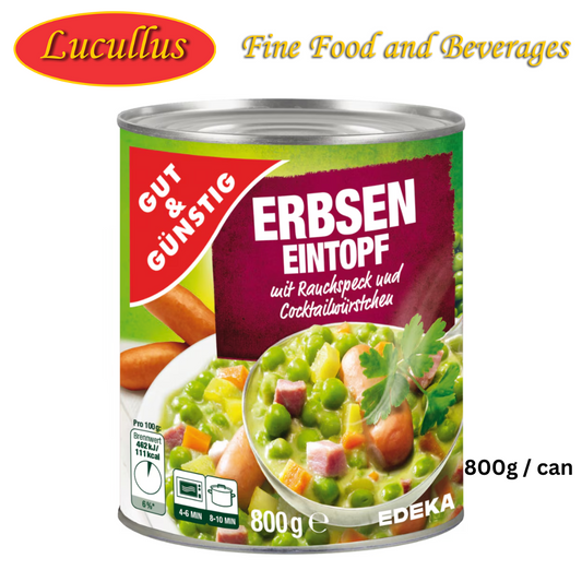 (PREORDER) GUT & GÜNSTIG - ERBSEN EINTOPF / PEA STEW 800G