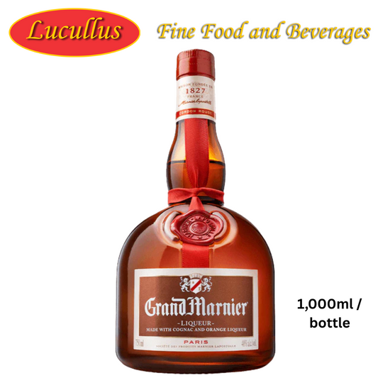 GRAND MARNIER - CORDON ROUGE COGNAC & ORANGE LIQUEUR 40% / BITTERORANGENLIKÖR 1L