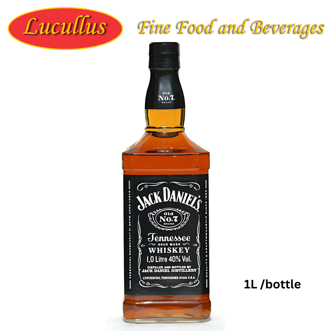 JACK DANIEL'S BLACK WHISKEY 40% 1L