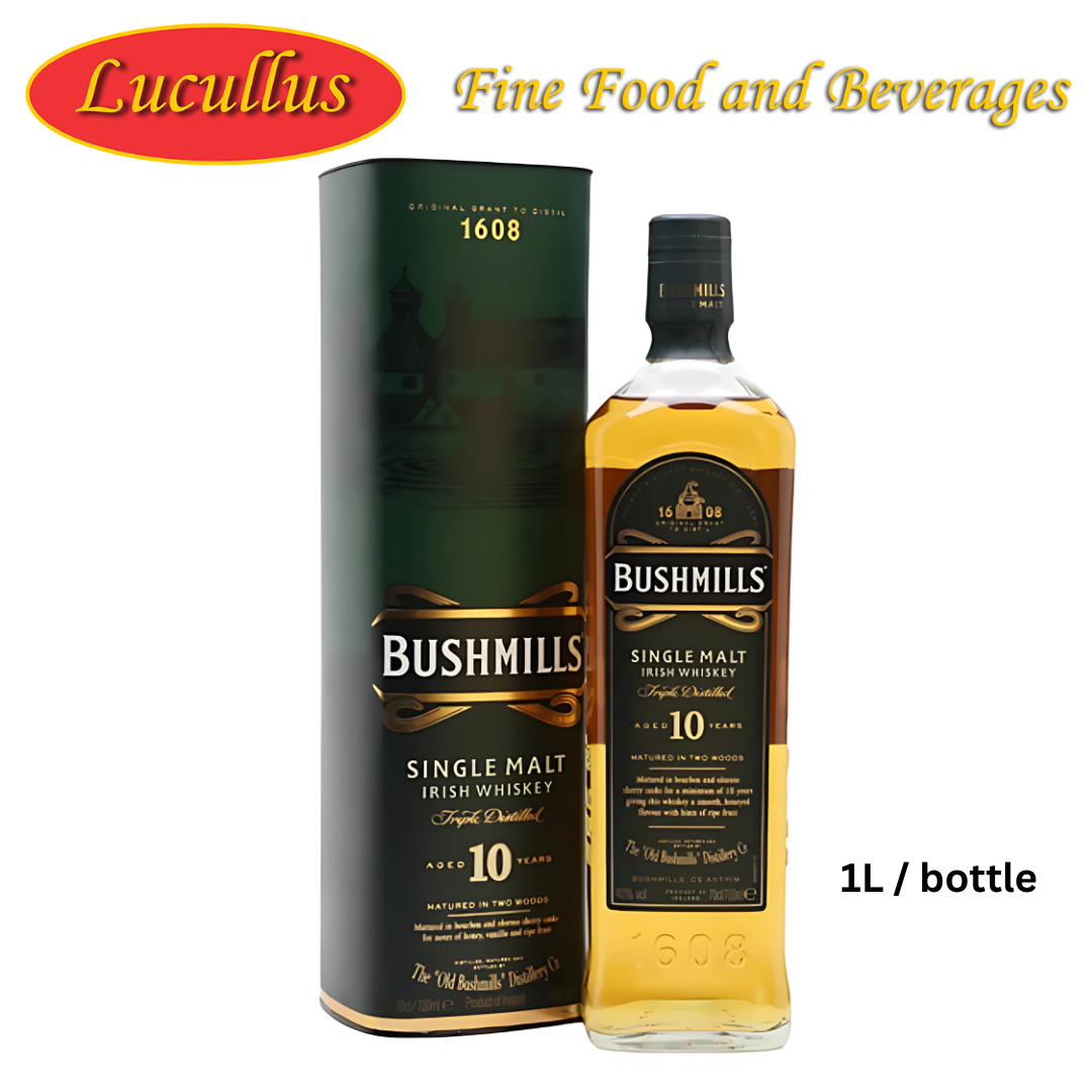 BUSHMILLS - SINGLE MALT IRISH WHISKY 10 YEARS 700ML