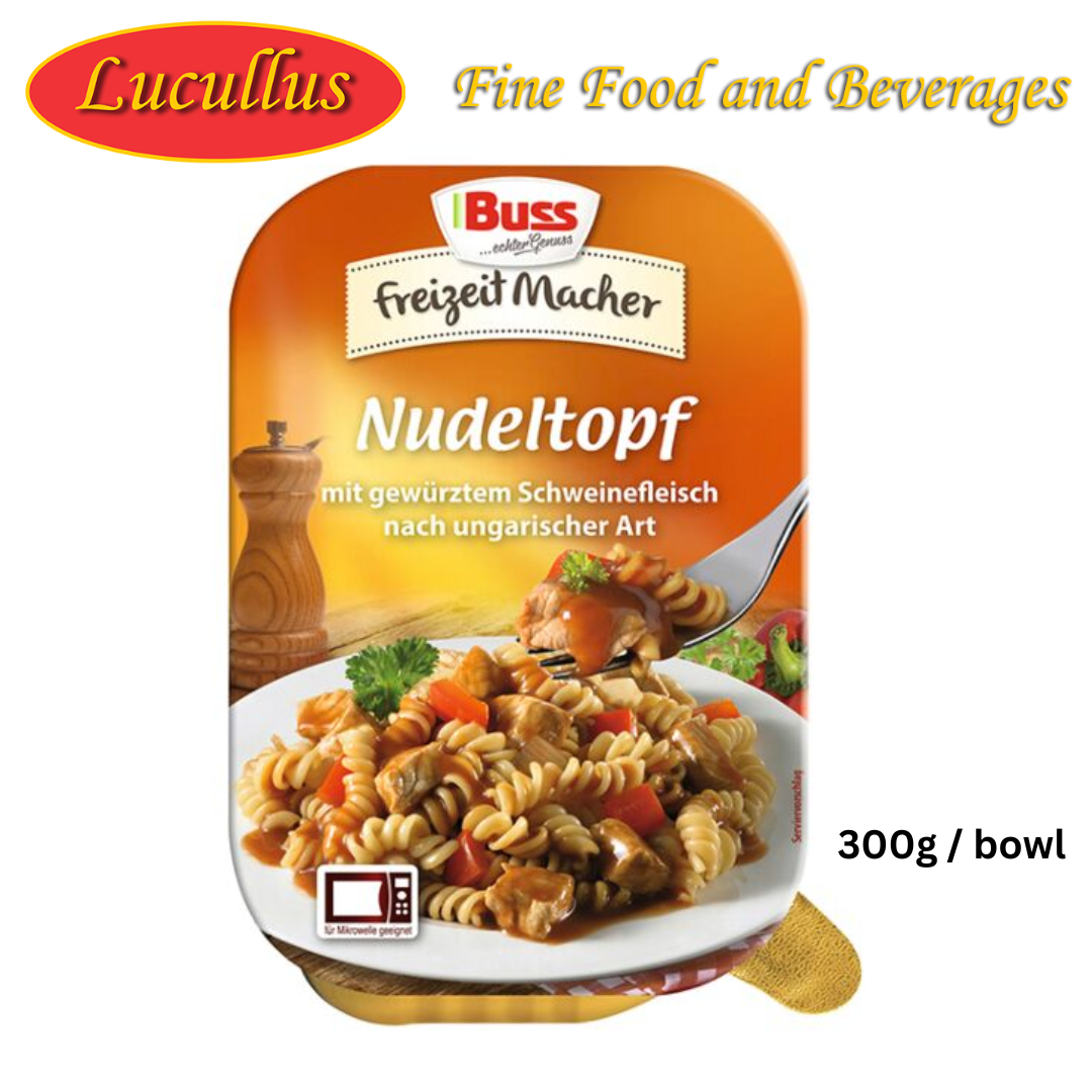 BUSS - NUDELTOPF SCHWEINE GULASCH / PORK GOULASH W/ NOODLES 300G