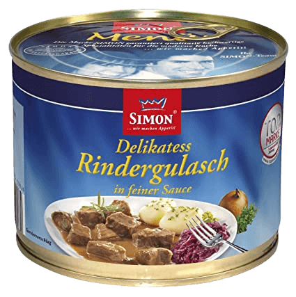 Simon - Beef Goulash - 500 g can / Rindsgulasch