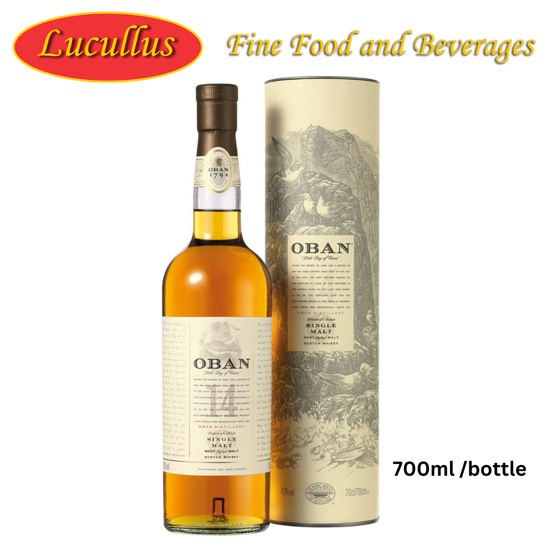 OBAN - HIGHLAND SINGLE MALT 14 YEARS 43% 700ML